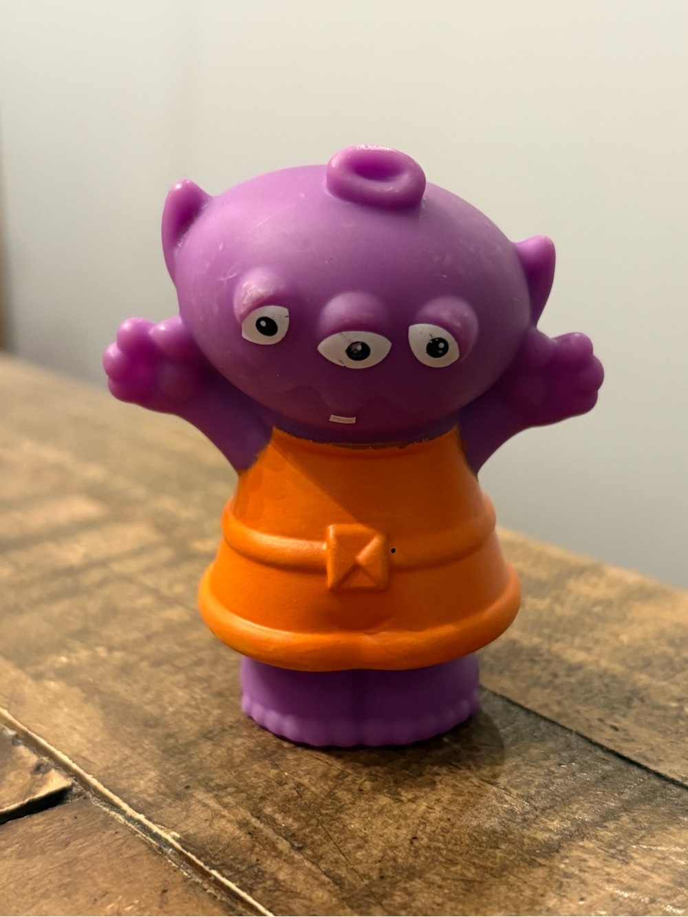 Little People Purple Alien in Orange Outfit